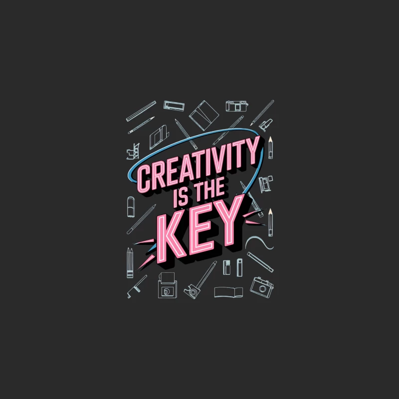 Creative Typography Design with Motivational Message Baseball Cap