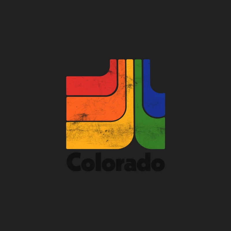 Colorado   Original Minimalist Style Retro Graphic Design Bucket Hat
