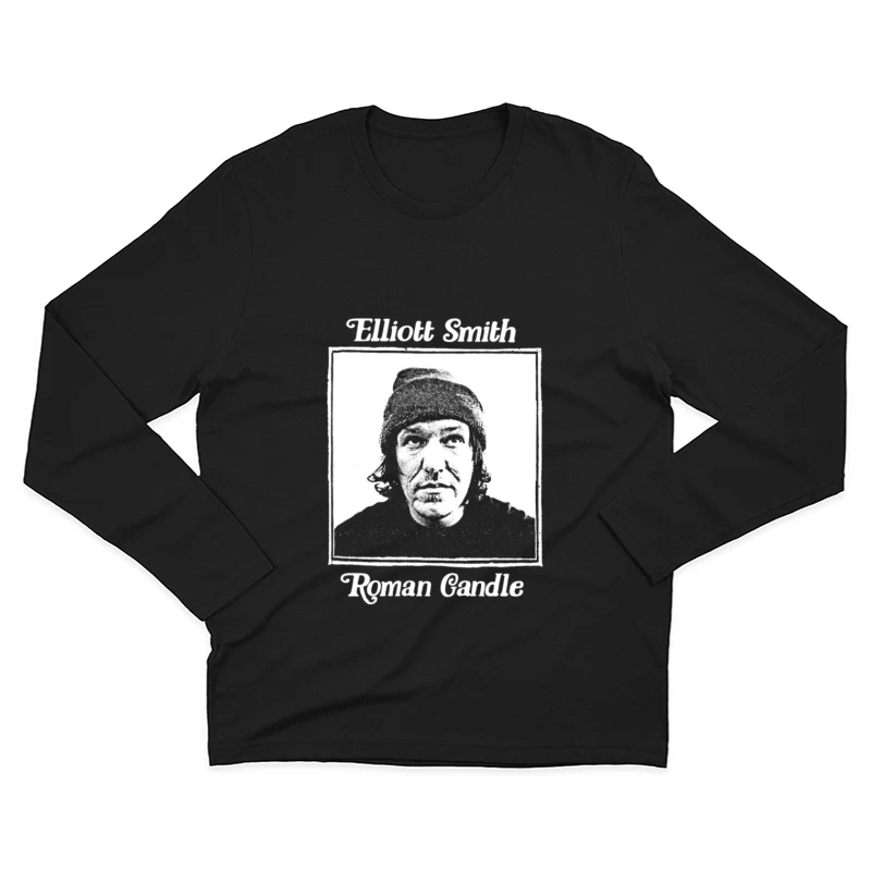 Elliott Smith Roman Candle   Retro Styled Fan Art Design Male Long Sleeve T-Shirt