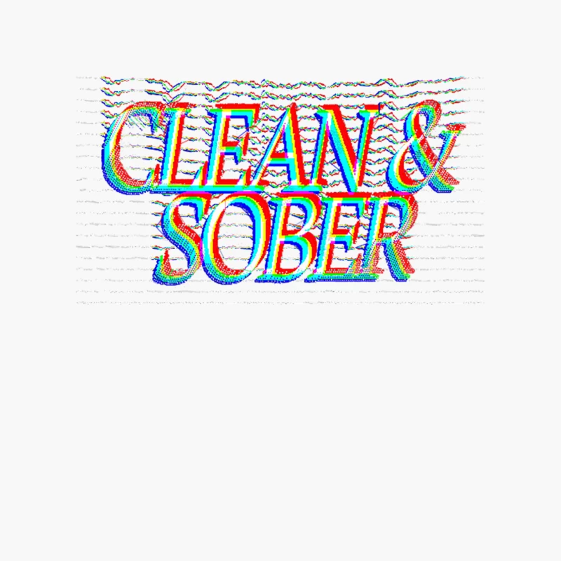 Clean &amp_ Sober - Sobriety Logo Design 2 Cotton Tote Bag