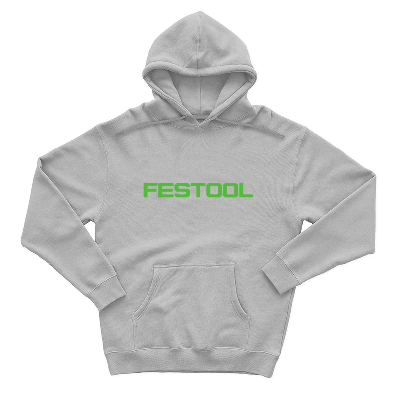 Festool Green Industrial Power Tool Brand Logo Male Pullover Hoodie