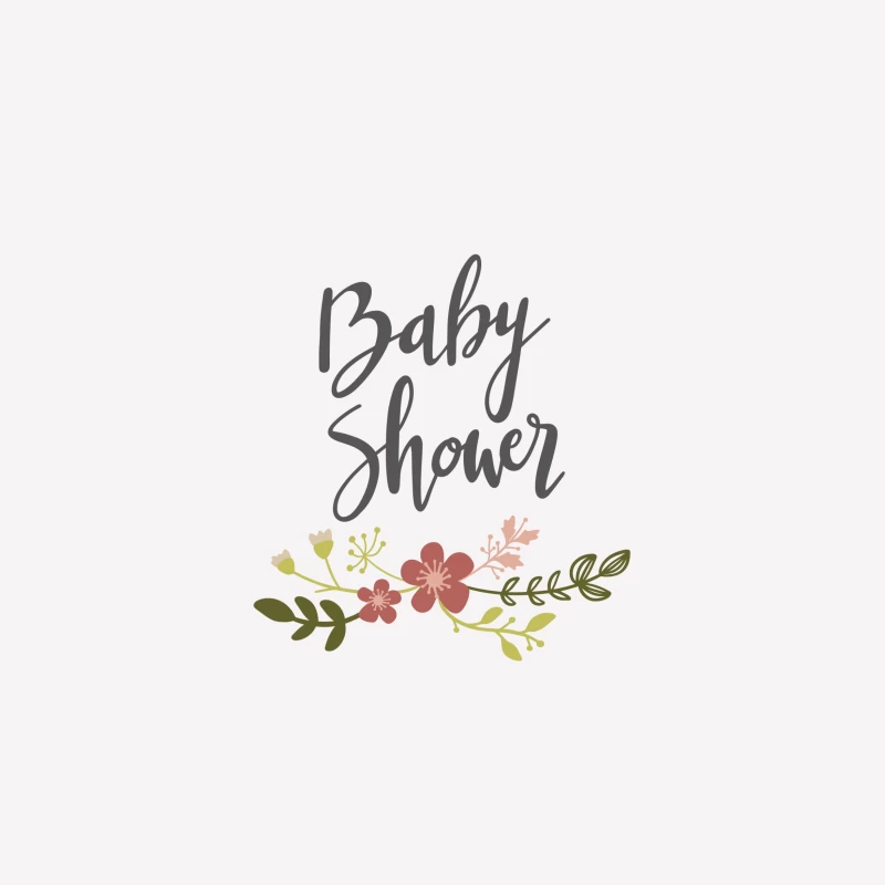 Décoration de Fleurs pour Baby Shower Homme T-Shirt