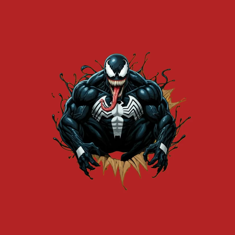Venom: The Iconic Marvel Anti-Hero Female T-Shirt