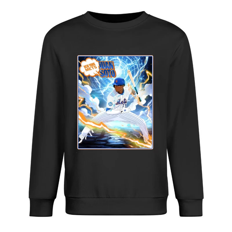 New York Mets - Anime Style - JUAN SOTO Male Pullover Sweatshirt