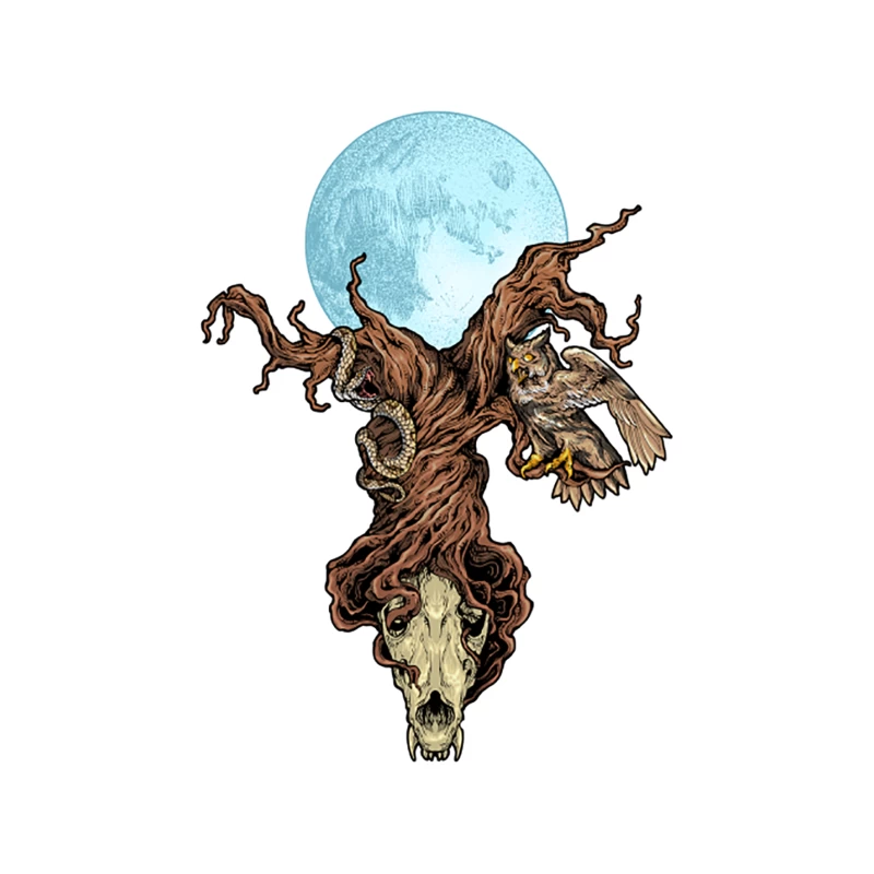 Autobiography of a Werewolf Hunter - Totem Tree Tapestry