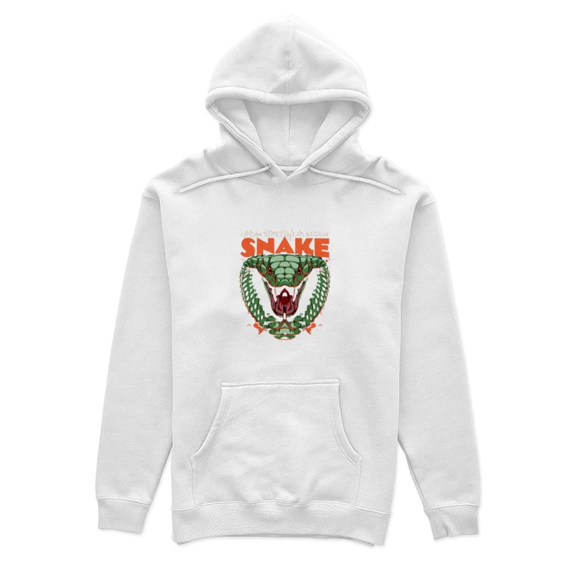 Urban Streetwear Schlangendesign Damen Pullover Hoodie