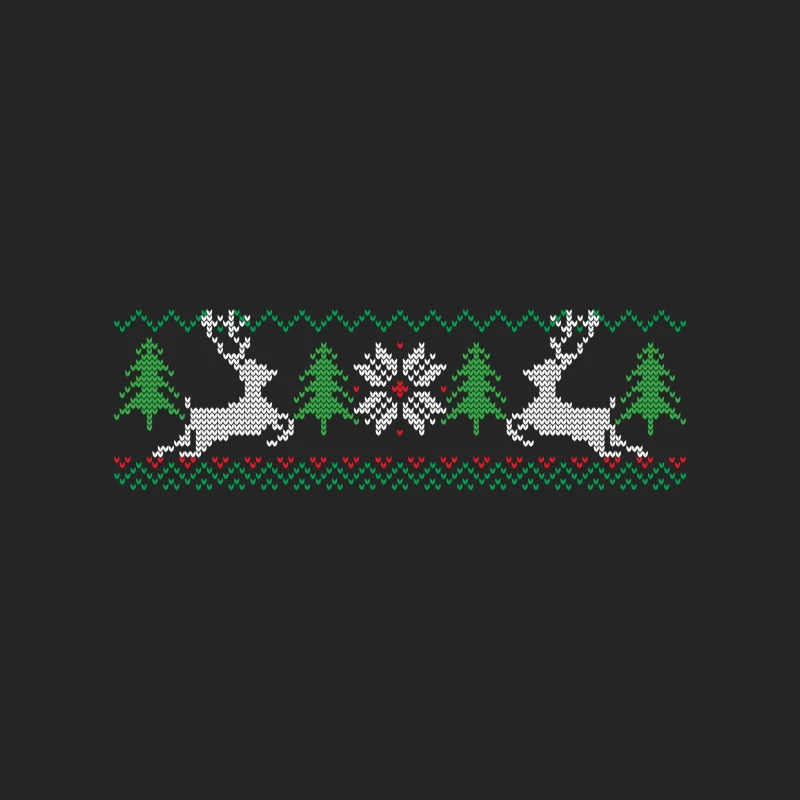 Pull de Noël avec rennes et sapins Homme Sweat-shirt à enfiler