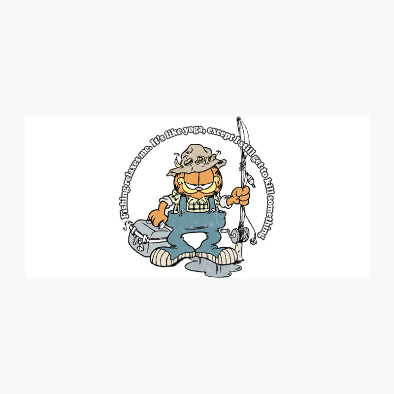 Fishing Relaxes Me -  Funny Fishing Gift Design Coffee Mug