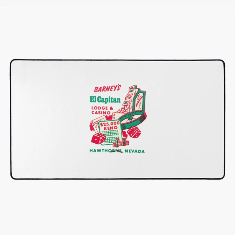 BARNEY'S logo Desk Mat