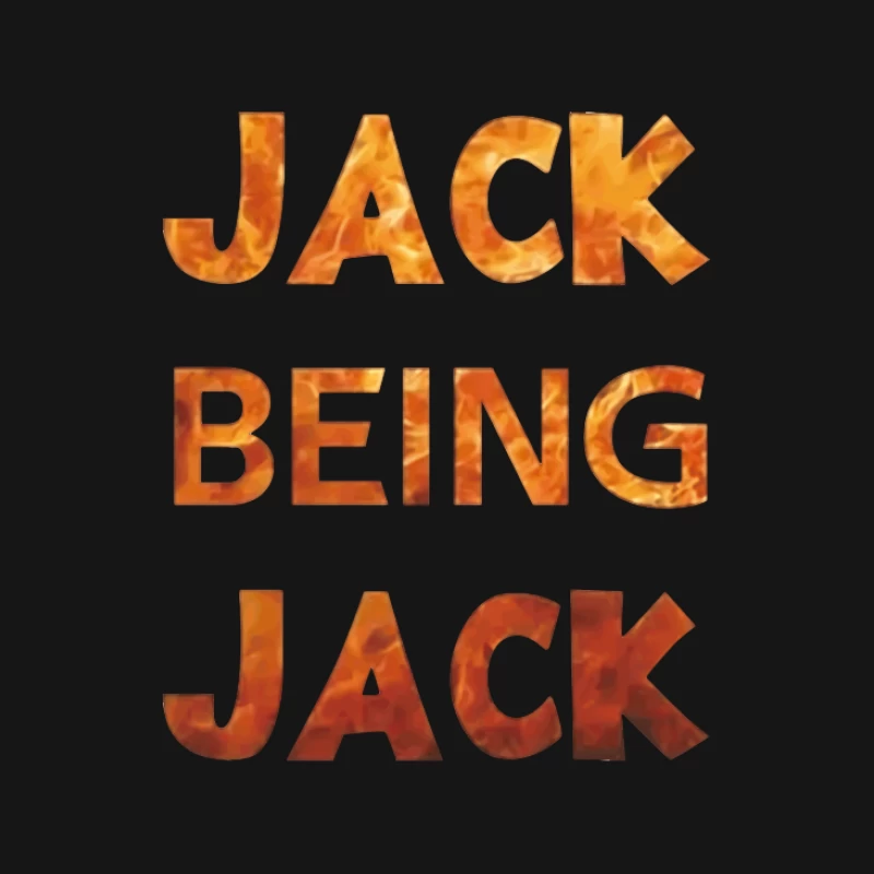 Jack Being Jack - Feuerdesign Herren Langarm T-Shirt