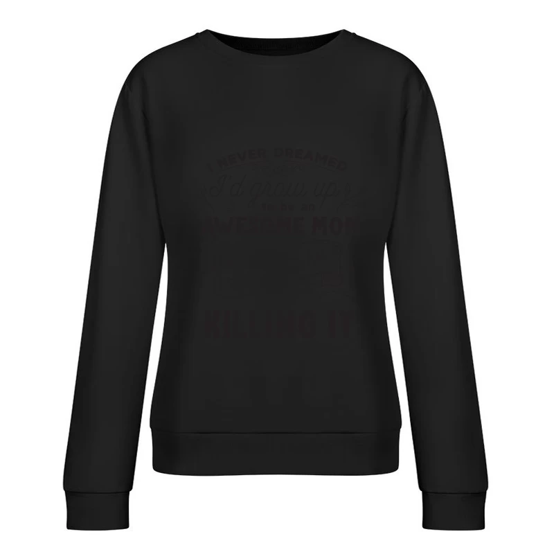 Confiance et Fierté de Maman Femme Sweat-shirt à enfiler