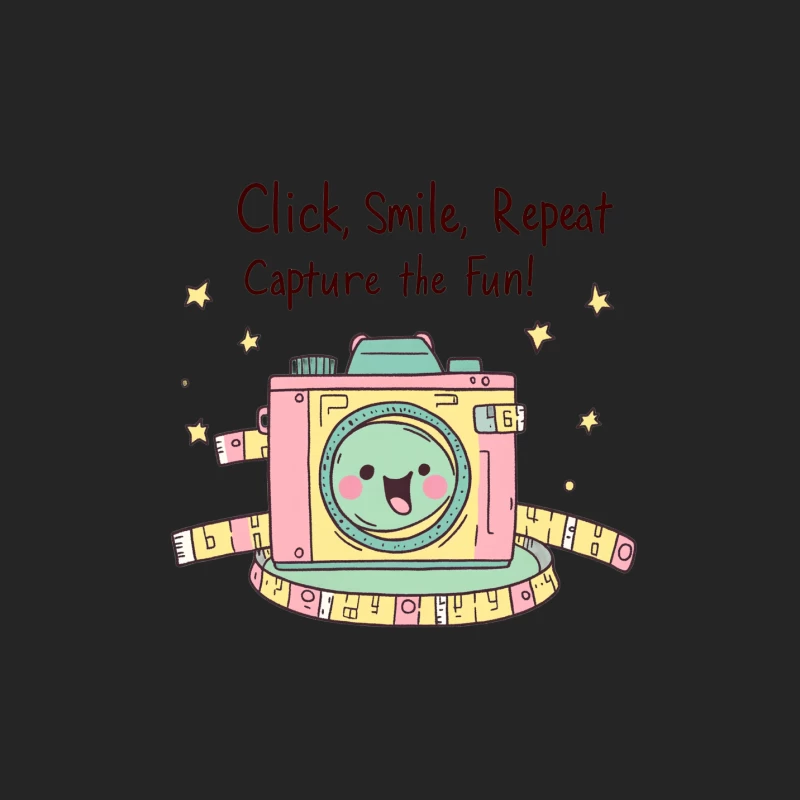 Cute Cartoon Camera: Click, Smile, and Capture the Fun Male Pullover Sweatshirt