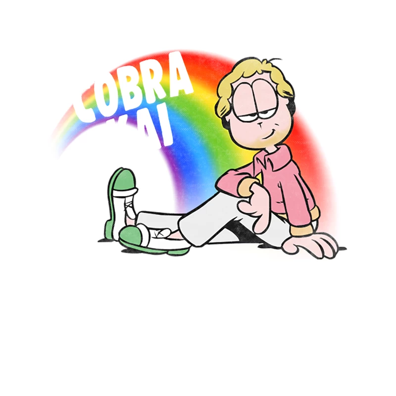 Cobra Kai  Jon Arbuckle Mash-Up Tapestry