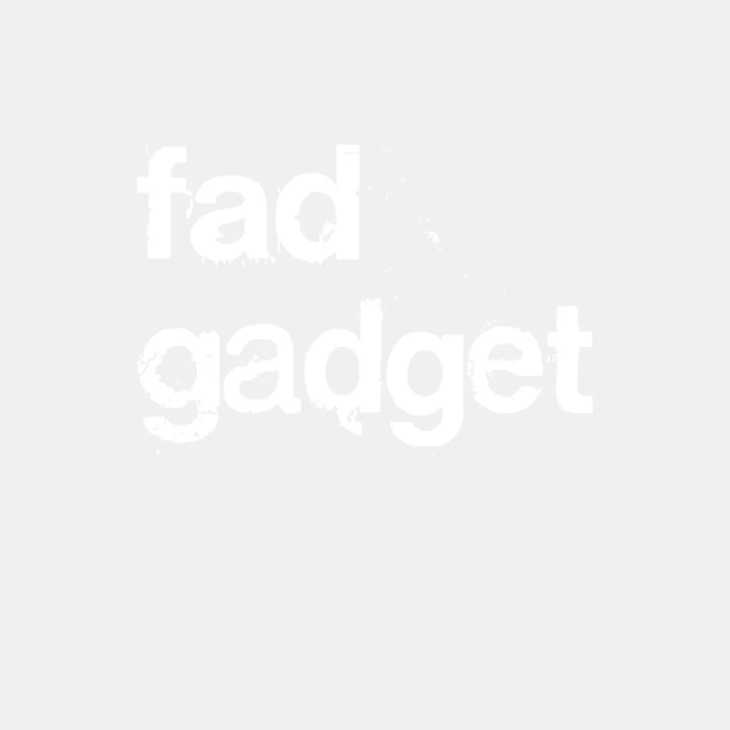 Fad Gadget   Post Punk Synth Typography Male Tank Top
