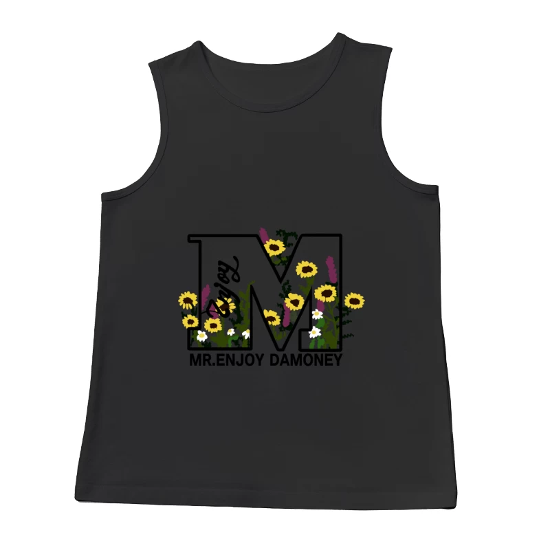 Blumenwiese mit Sonnenblumen Herren Tanktops