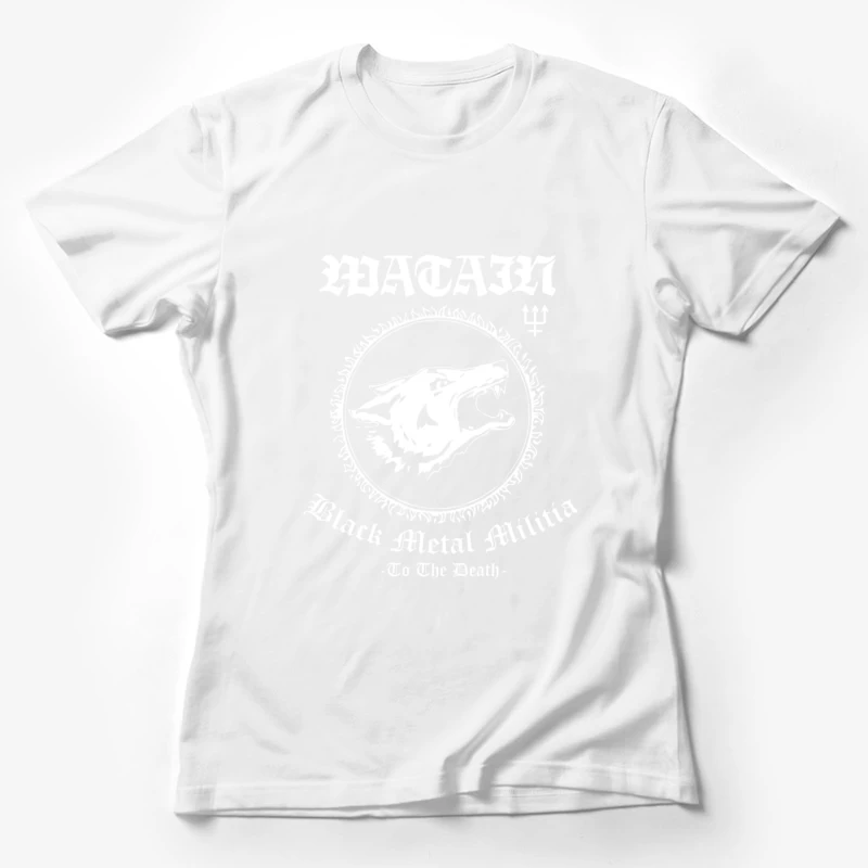 Watain Black Metal Militia To The Death Female T-Shirt