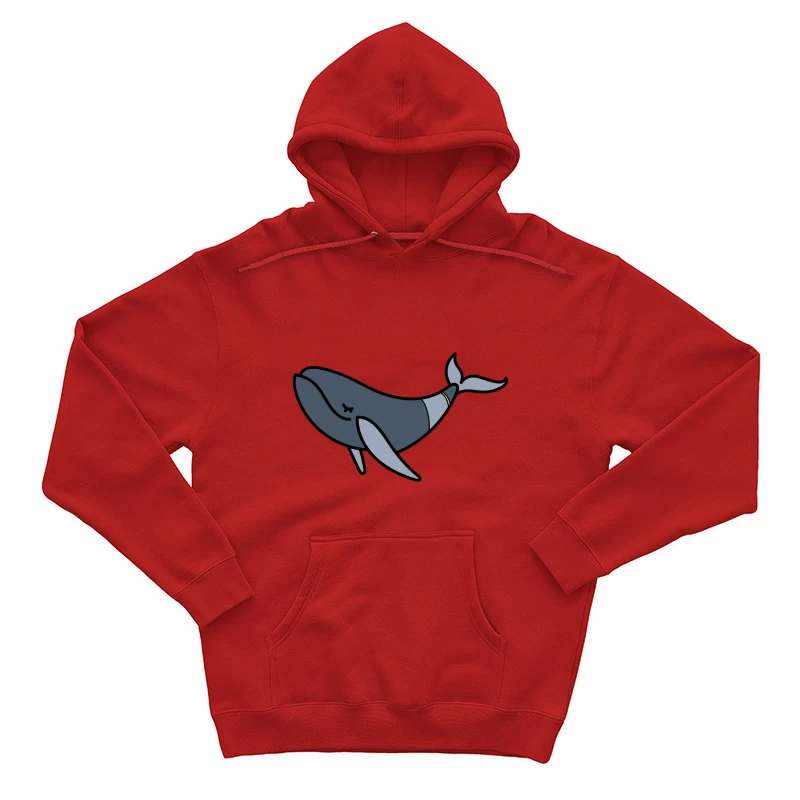 Baleine Heureuse Illustrée Homme Sweat à capuche