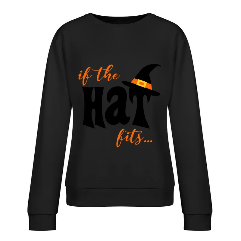 Chapeau de sorcière au style d'Halloween Femme Sweat-shirt à enfiler