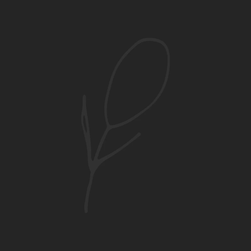 Dessin minimaliste de fleur Homme Sweat-shirt à enfiler