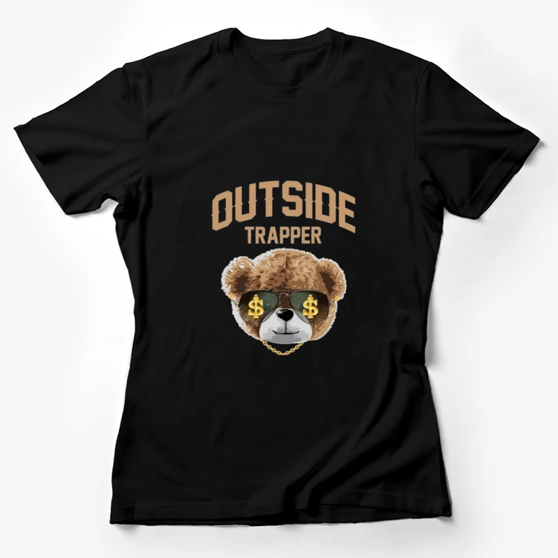 Coole Bär mit Dollarbrille Damen T-Shirt