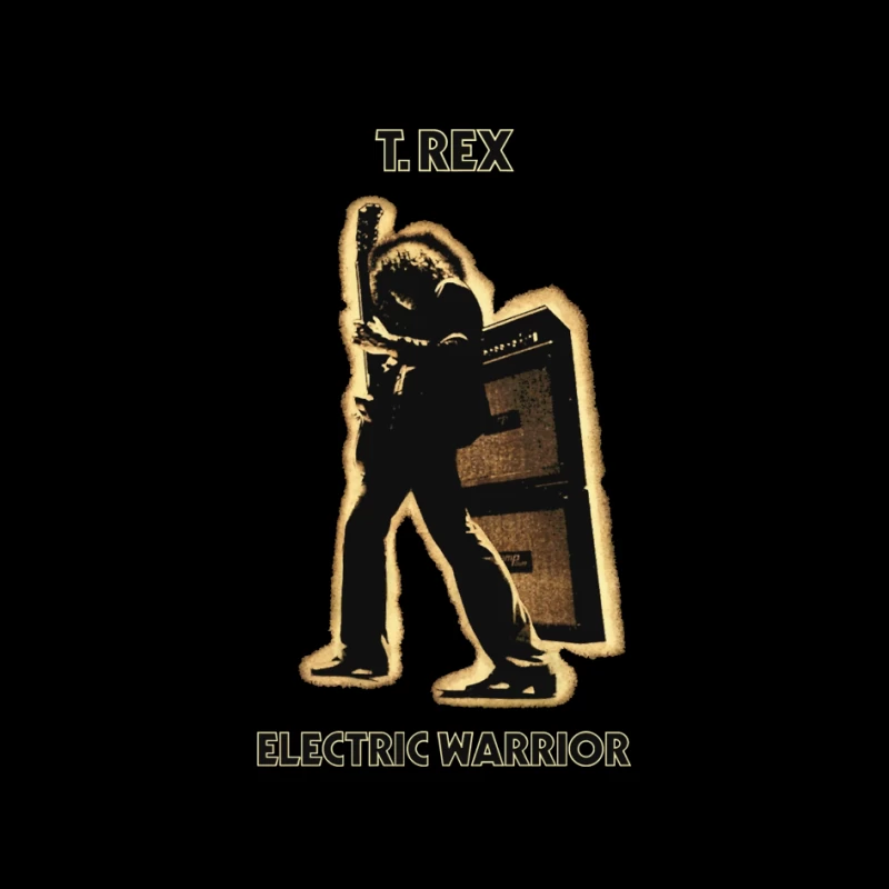 T.Rex 'Electric Warrior' Classic Rock Album Cover Silhouette Pin