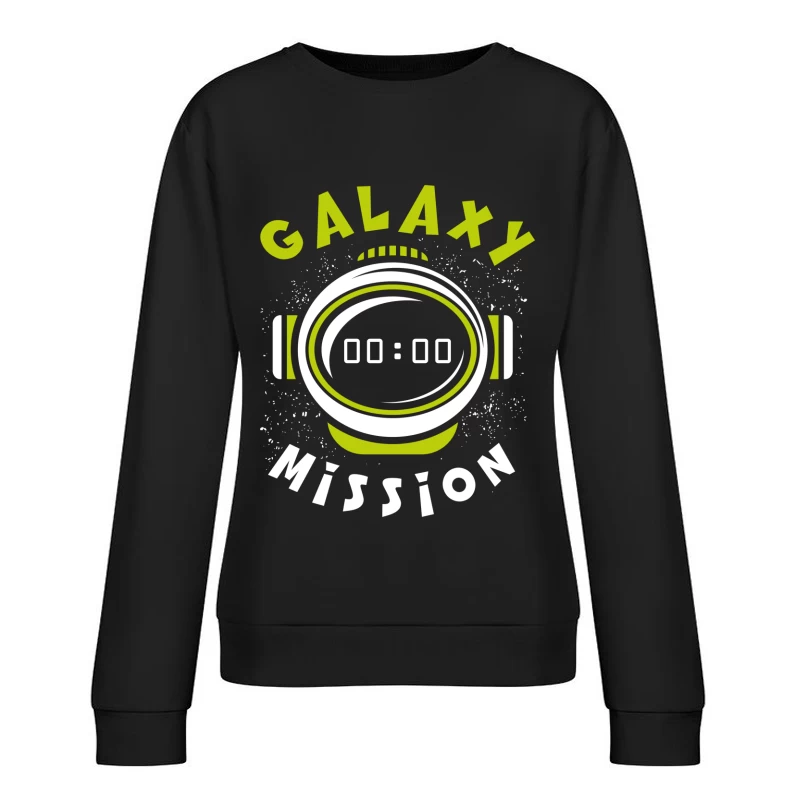 Weltraummission Countdown Damen Pullover Sweatshirt