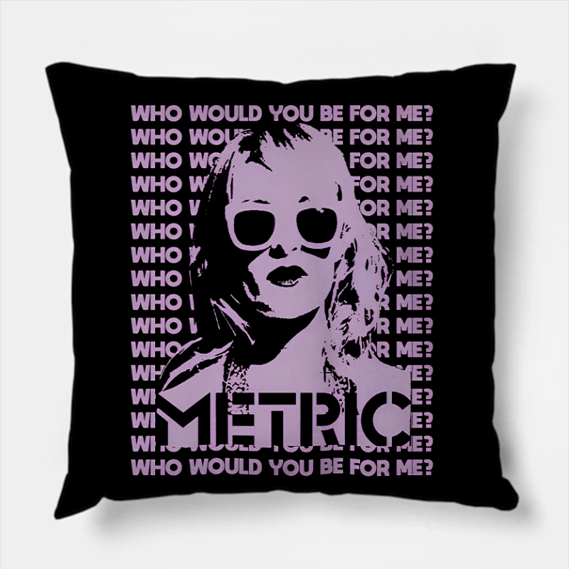 Metric Throw Pillow