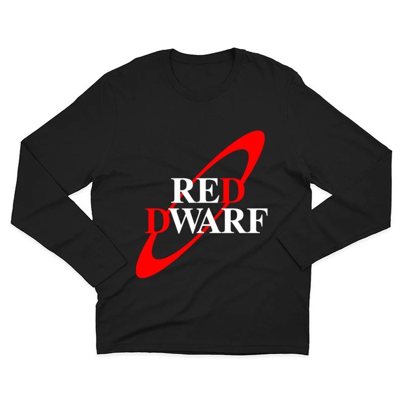 Red Dwarf Science Fiction TV Series Logo Male Long Sleeve T-Shirt