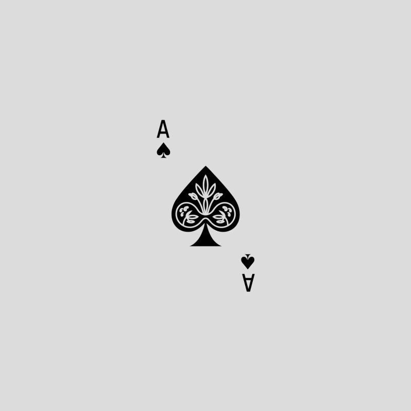 Ace of Spades: Classic Playing Card Design Baseball Cap