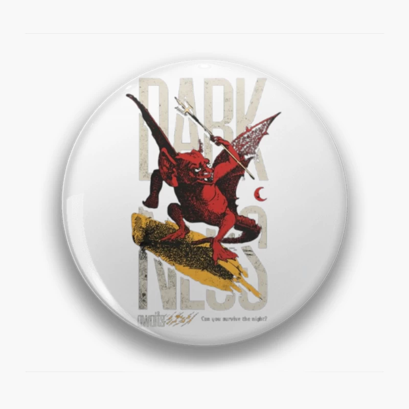 Dark Souls Red Demon Fantasy Gaming Art Pin