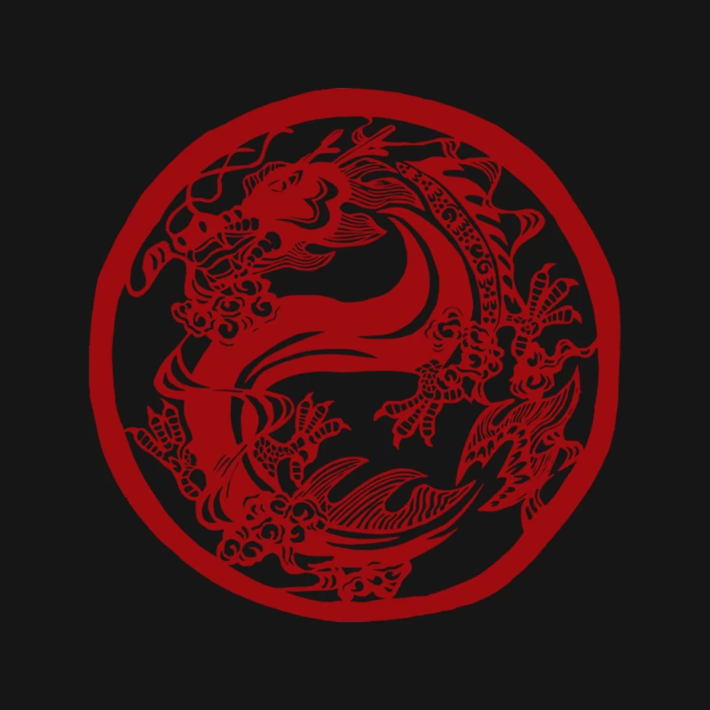 Chinese New Year Dragon Mouse Pad