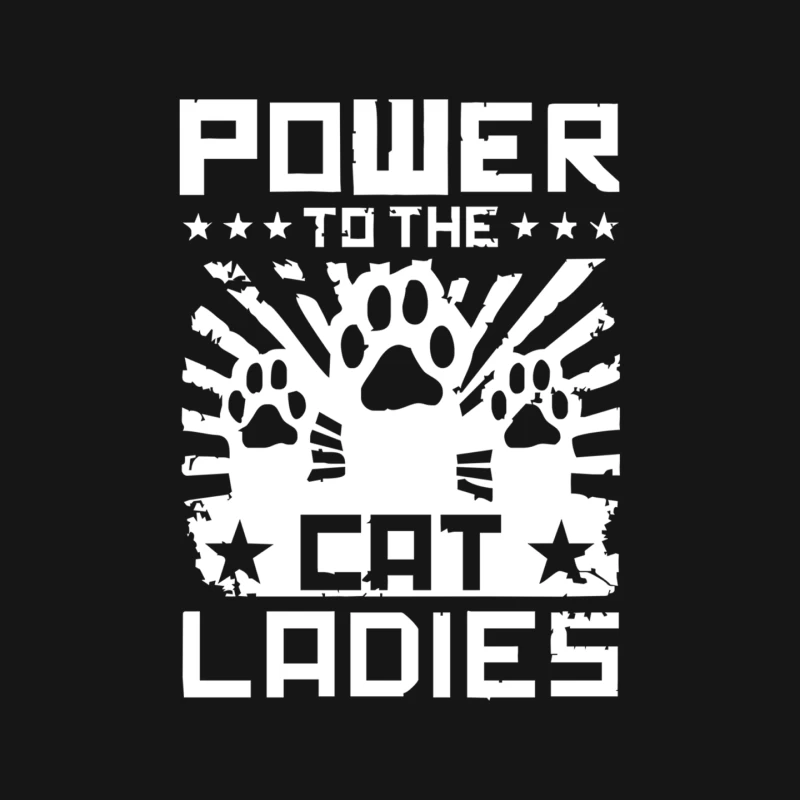 Power To The Cat Ladies Mouse Pad