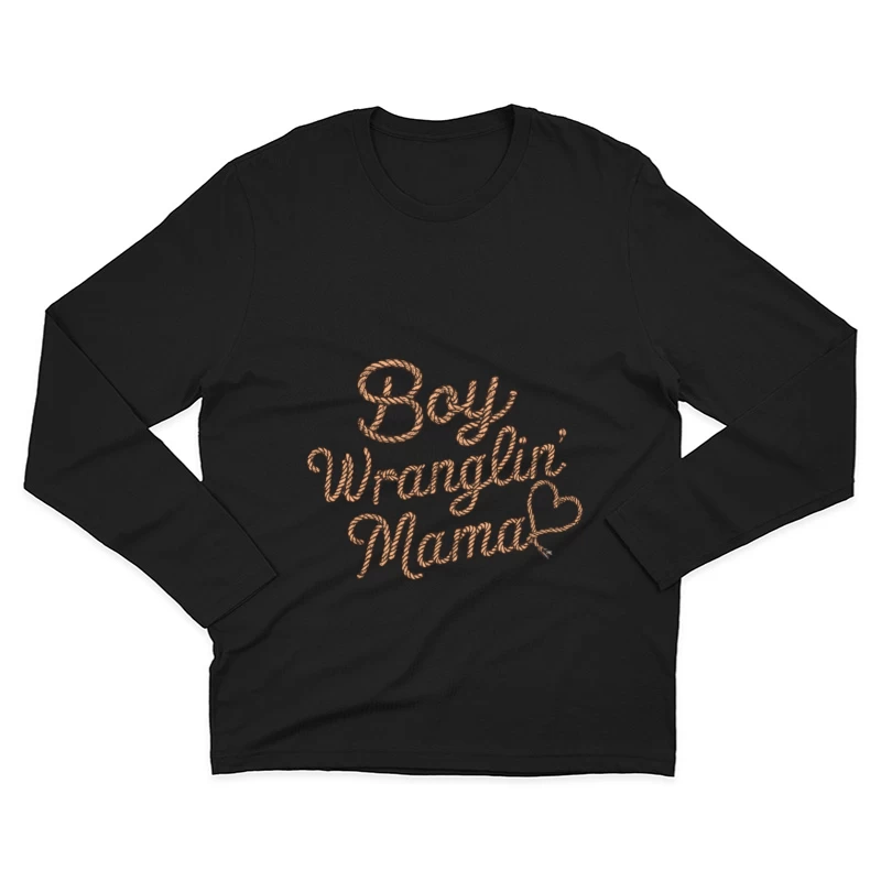 Design Mamma Cowboy Maglietta maniche lunghe Uomo