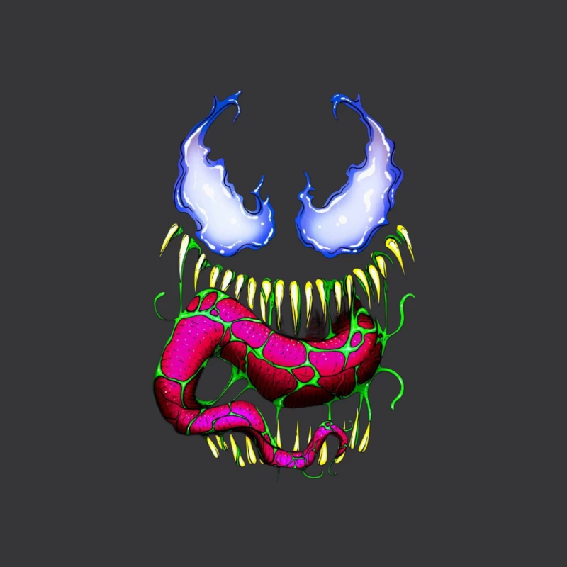 Vibrant Comic Monster Art Tapestry