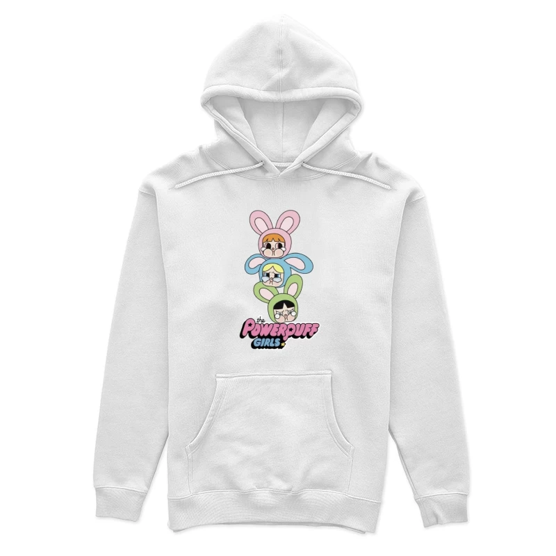 Weinende Powerpuff Girls Osterhasen Damen Pullover Hoodie