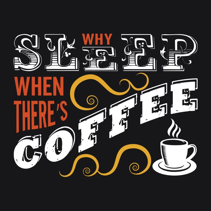 Pourquoi dormir quand il y a du café? Homme Sweat à capuche