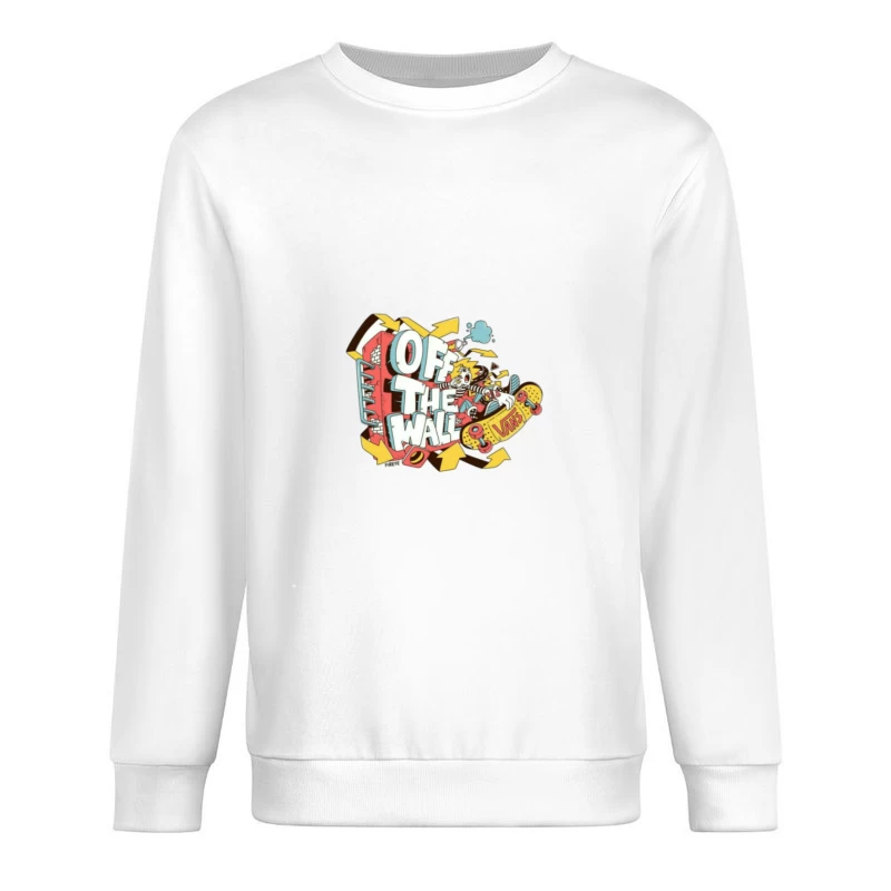 Vans Off The Wall Skateboard Design Herren Pullover Sweatshirt