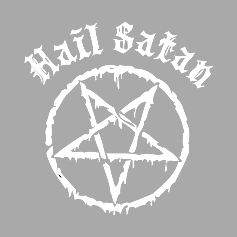 Hail Satan Male Pullover Hoodie