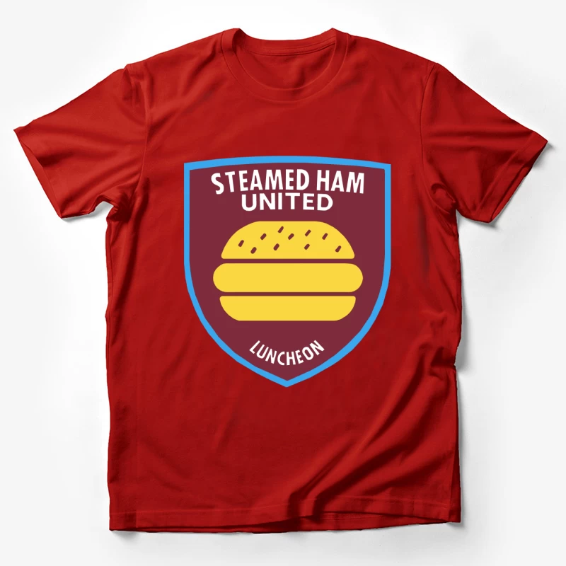 Simpsons / West Ham Parody - STEAMED HAM UNITED Male T-Shirt