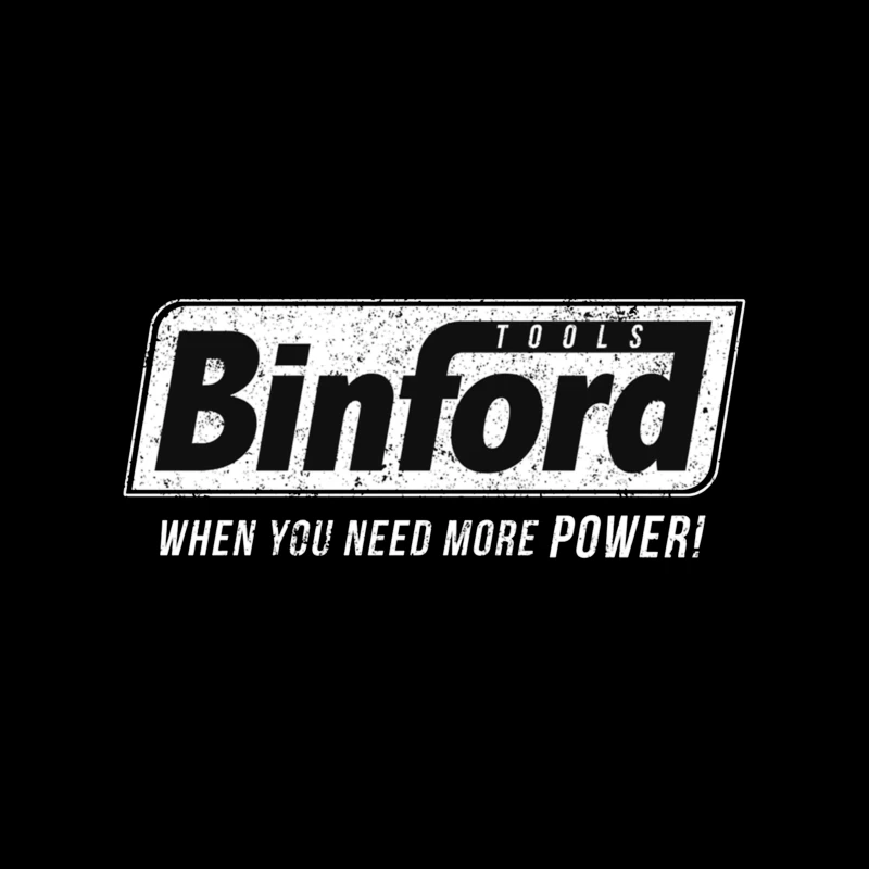 Vintage Binford Tools Logo with Power Slogan Desk Mat