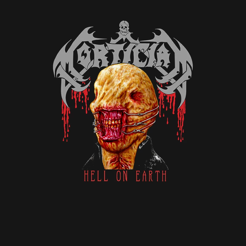 Mortician Hell On Earth Male T-Shirt