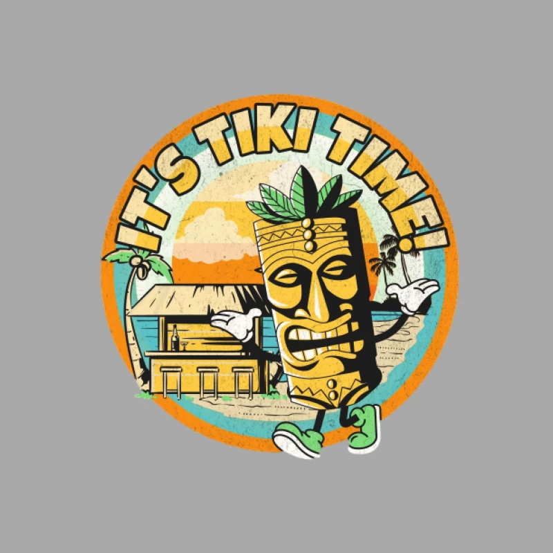 Moment de Tiki Festif Femme Sweat à capuche