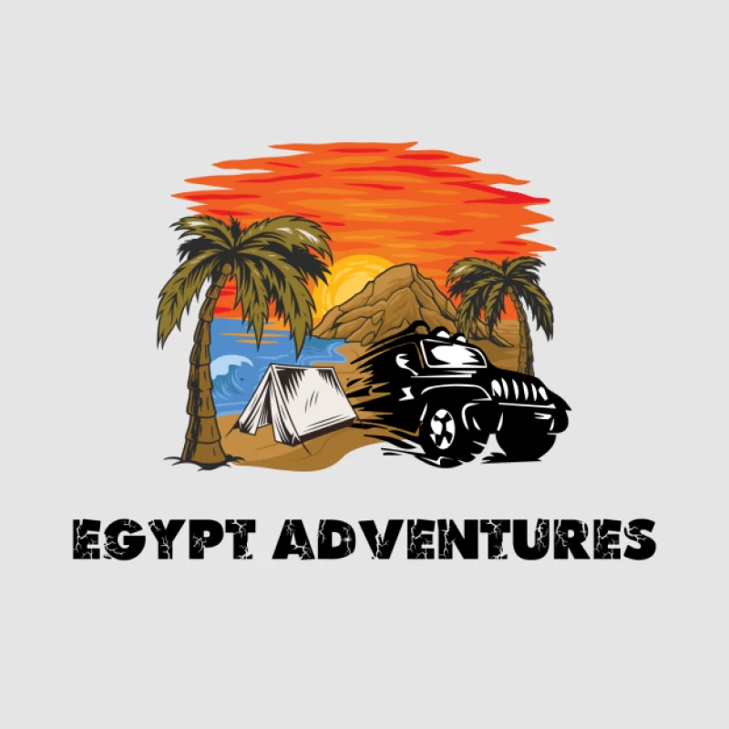 Ägypten-Abenteuer bei Sonnenuntergang Herren Pullover Hoodie
