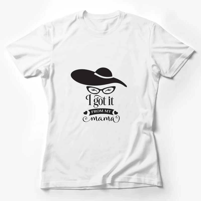 Style mystérieux avec un grand chapeau Femme T-Shirt
