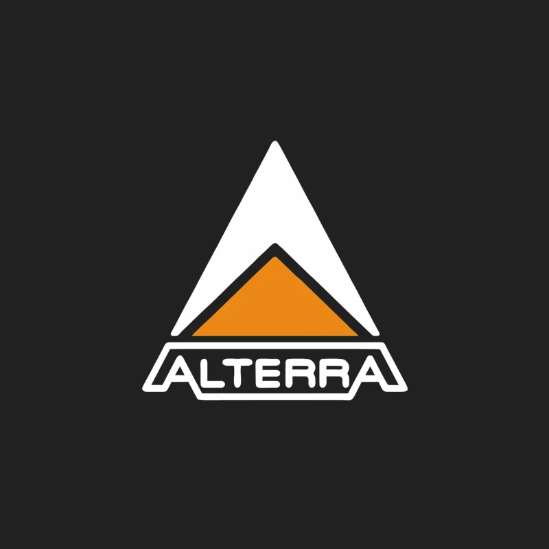 Alterra Corporate Logo with Orange Triangle Design Bucket Hat