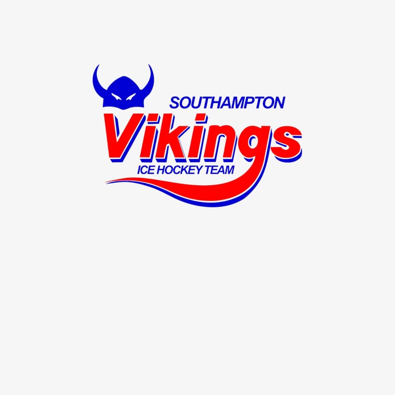 Southampton Vikings Ice Hockey Team Logo Male Long Sleeve T-Shirt