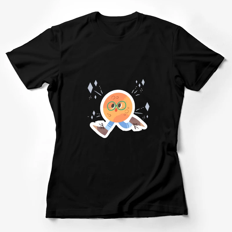 Lustiger Keks mit Brille Damen T-Shirt