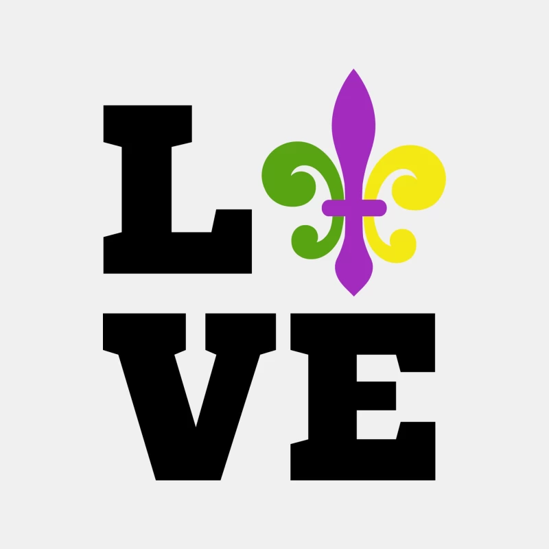 Fleur-de-lis colorée sur fond blanc Homme Débardeur