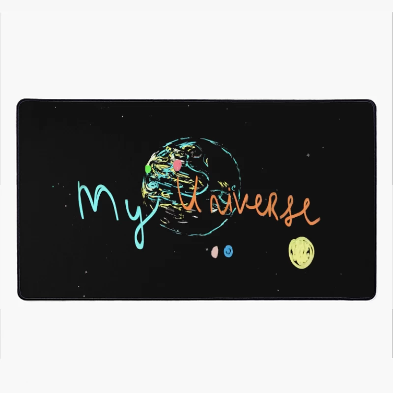 Coldplay My Universe Lyrics Desk Mat