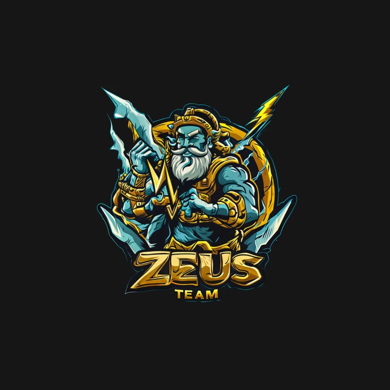 Zeus Team Logo Illustration Female Long Sleeve T-Shirt